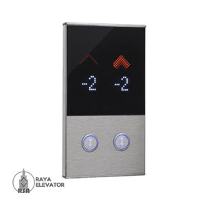 قیمت شستی طبقه آسانسور مدل هکا استیل سیلور