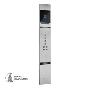 خرید شستی کابین آسانسور مدل سونا استیل سیلور