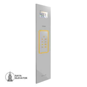 خرید شستی کابین آسانسور مدل لیرو استیل سیلور