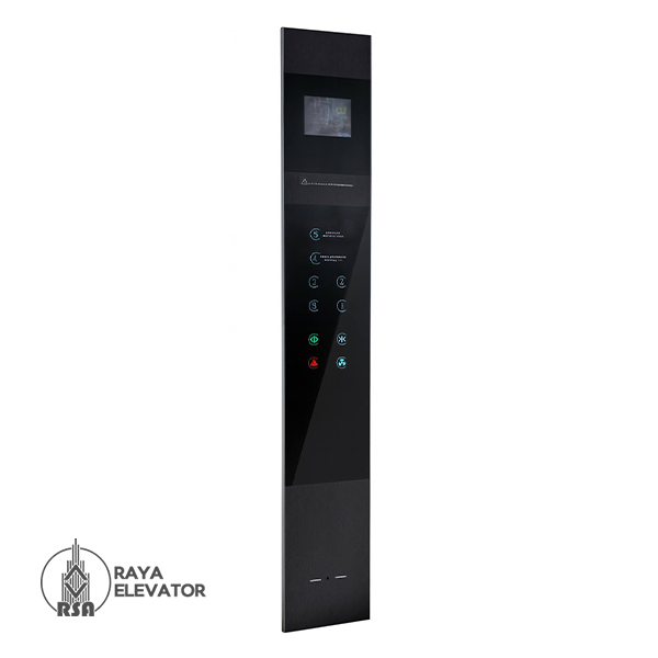شستی کابین آسانسور مدل میرا استیل دودی
