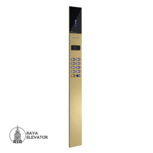 شستی کابین آسانسور مدل نوا استیل طلایی