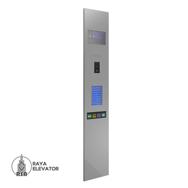 خرید شستی کابین آسانسور مدل ورتا استیل سیلور