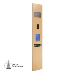 خرید شستی کابین آسانسور مدل ورتا استیل طلایی