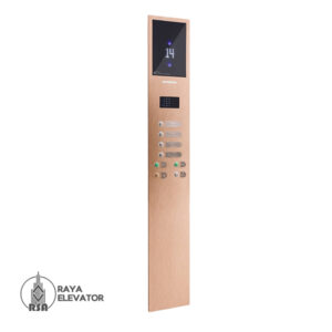 خرید شستی کابین آسانسور مدل ونوس استیل رزگلد