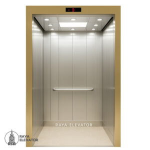 بهترین کابین آسانسور استیل کد 3758 CASPIAN سیلور