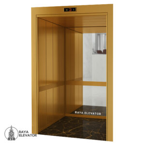 کابین آسانسور استیل کد 3760 LUTOS طلایی