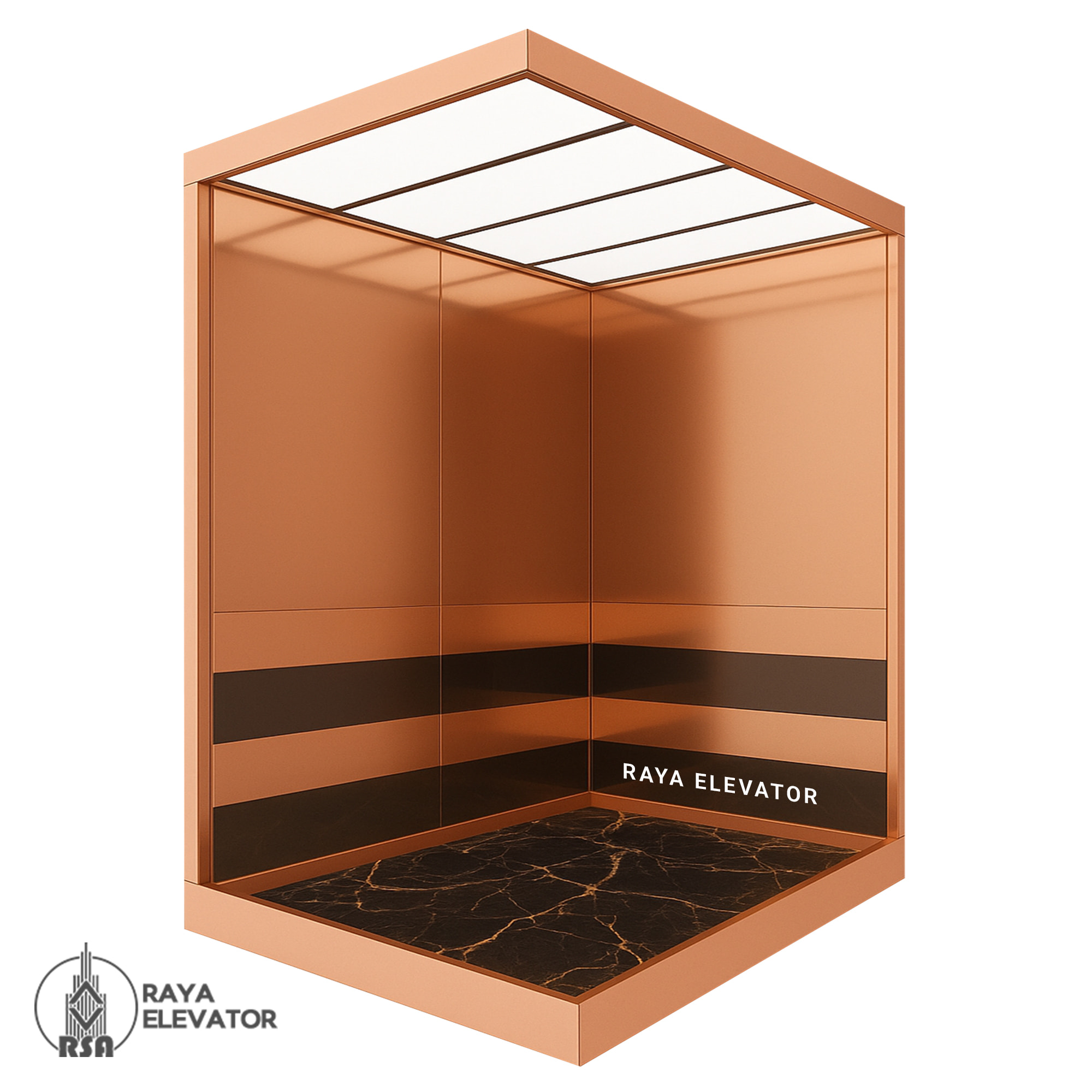 کابین آسانسور استیل کد 3761 DATIS