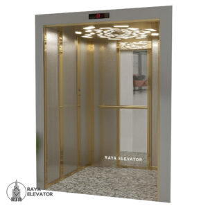 قیمت کابین آسانسور استیل کد3859 طرح باران