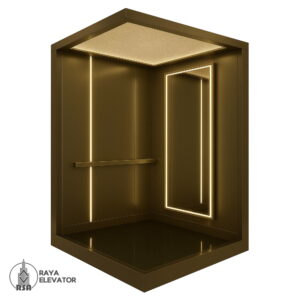 کابین آسانسور مدرن صحرایی