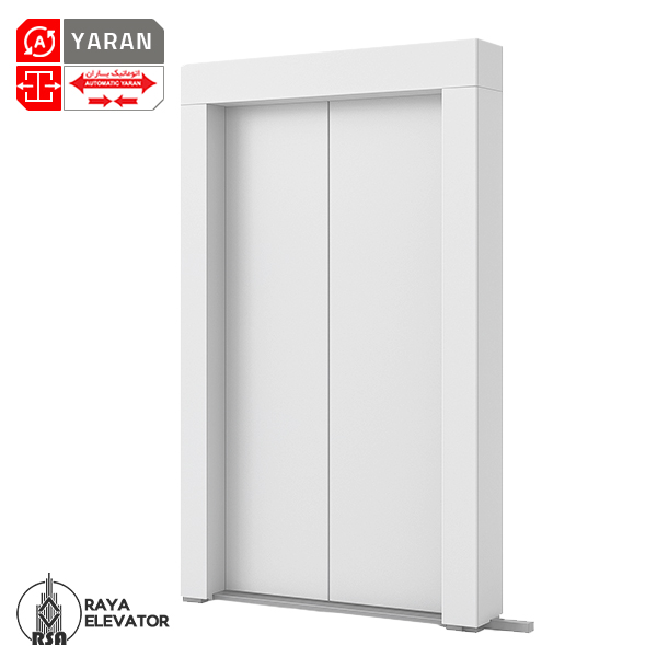 درب طبقه تمام اتوماتیک سانترال سلکوم یاران سفید چرمی