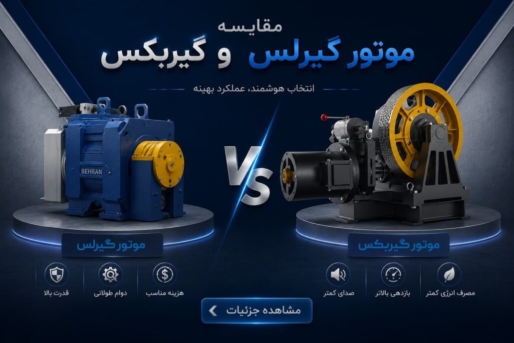 مقایسه موتور گیرلس و گیربکس