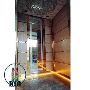 کابین آسانسور ام دی اف کد3527 | ساخت کابین آسانسور