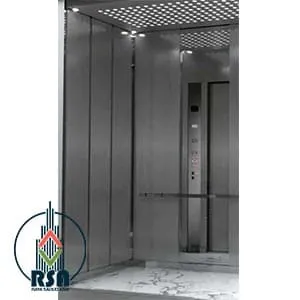 کابین آسانسور استیل کد328 | ساخت انواع کابین آسانسور