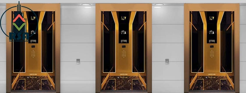 کابین آسانسور استیل کد3508