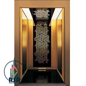 کابین آسانسور استیل کد3512 | ساخت کابین آسانسور