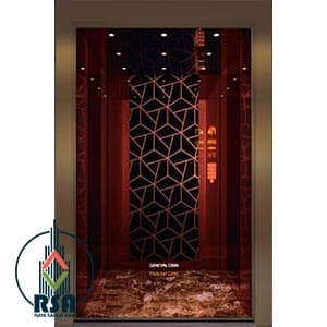 کابین آسانسور استیل کد۳۵۱۹ | ساخت کابین آسانسور