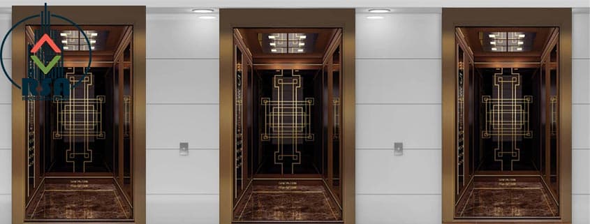 کابین آسانسور استیل کد3522