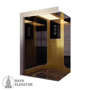 کابین لوکس طلایی استیل