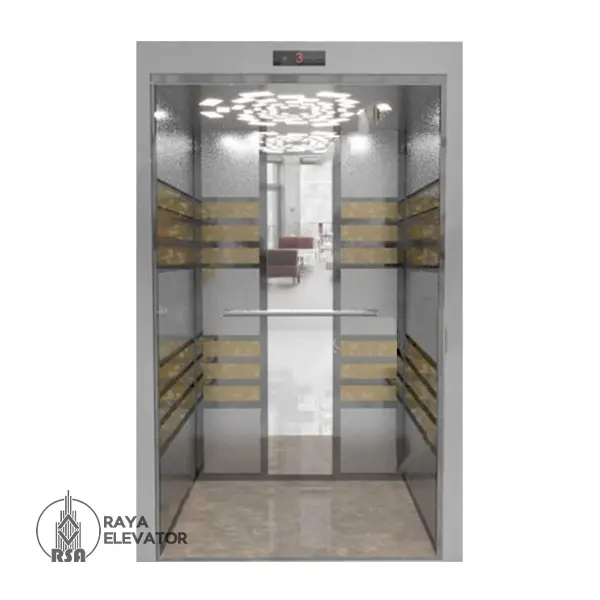 کابین آسانسور استیل کد3768