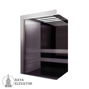 کابین آسانسور نقره ای