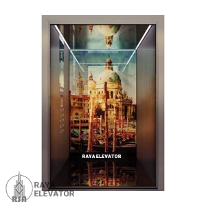 کابین آسانسور سقف بلند کد ۳۷۱۶ | فروش انواع کابین آسانسور